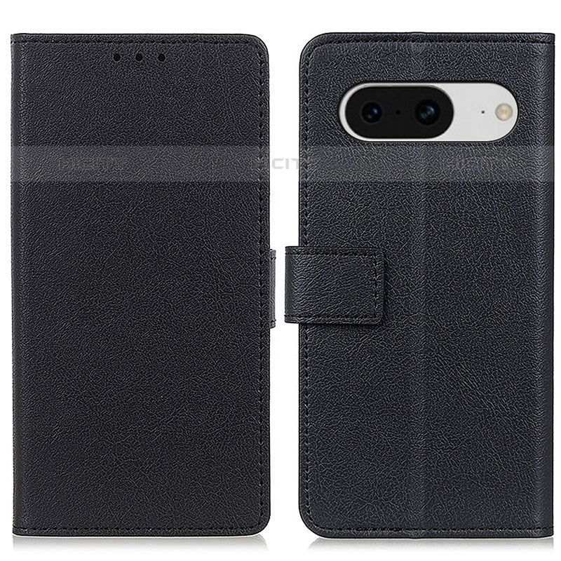 Coque Portefeuille Livre Cuir Etui Clapet M08L pour Google Pixel 8 5G Noir Plus