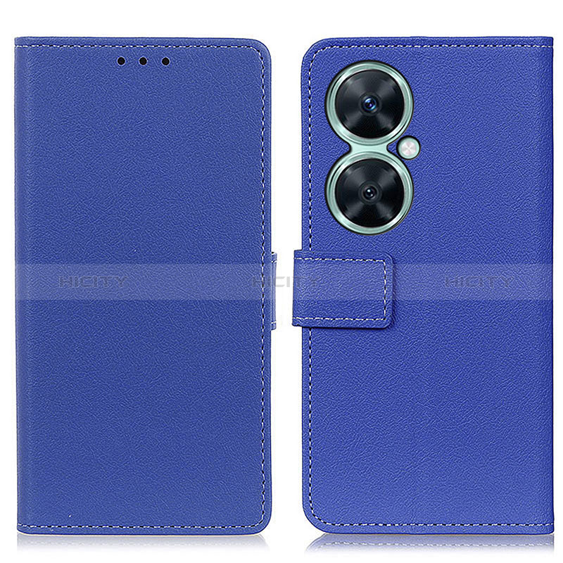 Coque Portefeuille Livre Cuir Etui Clapet M08L pour Huawei Nova 11i Bleu Plus