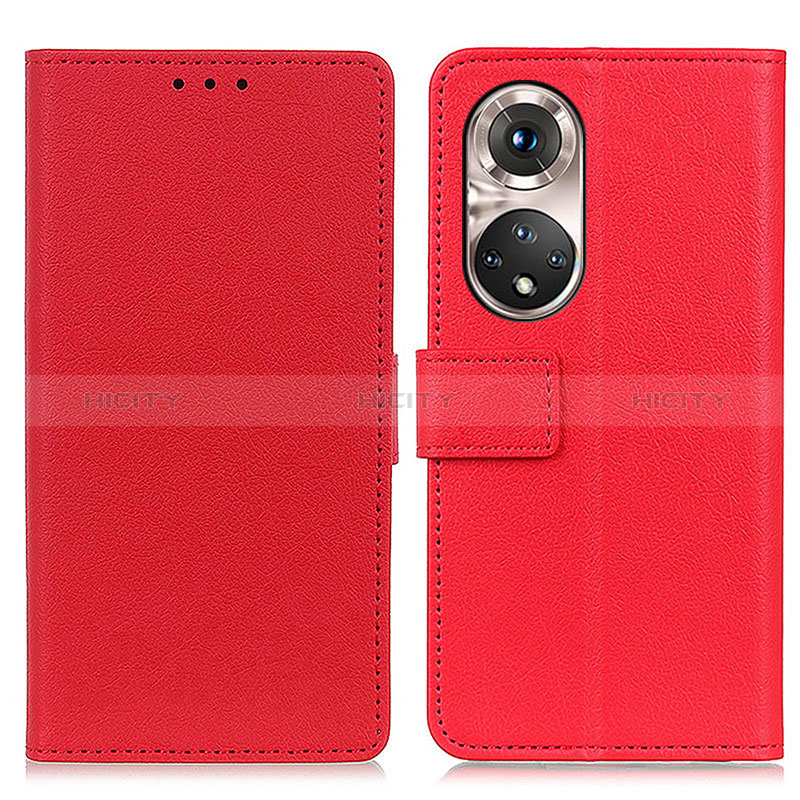 Coque Portefeuille Livre Cuir Etui Clapet M08L pour Huawei Nova 9 Pro Rouge Plus