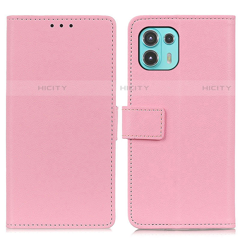 Coque Portefeuille Livre Cuir Etui Clapet M08L pour Motorola Moto Edge 20 Lite 5G Rose Plus