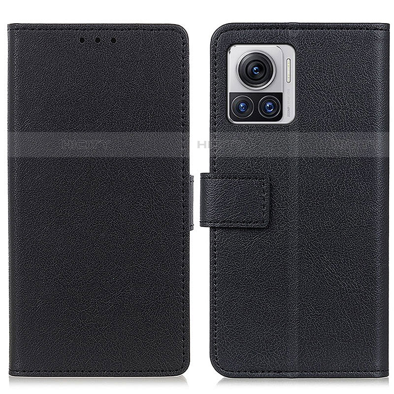 Coque Portefeuille Livre Cuir Etui Clapet M08L pour Motorola Moto Edge 30 Ultra 5G Noir Plus