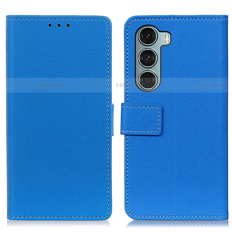 Coque Portefeuille Livre Cuir Etui Clapet M08L pour Motorola Moto Edge S30 5G Bleu Plus