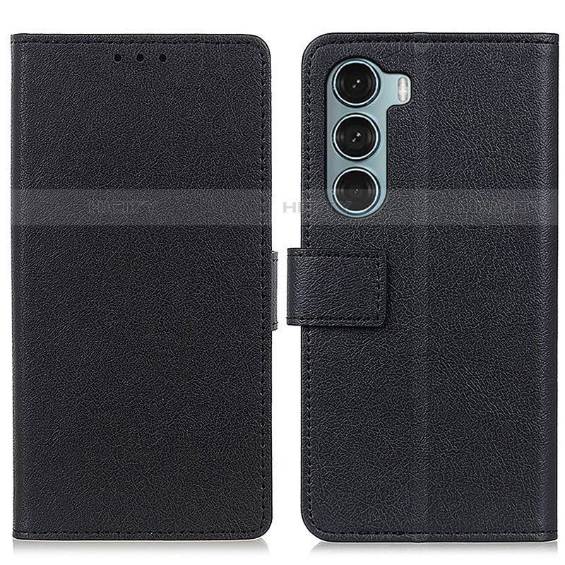 Coque Portefeuille Livre Cuir Etui Clapet M08L pour Motorola Moto Edge S30 5G Noir Plus