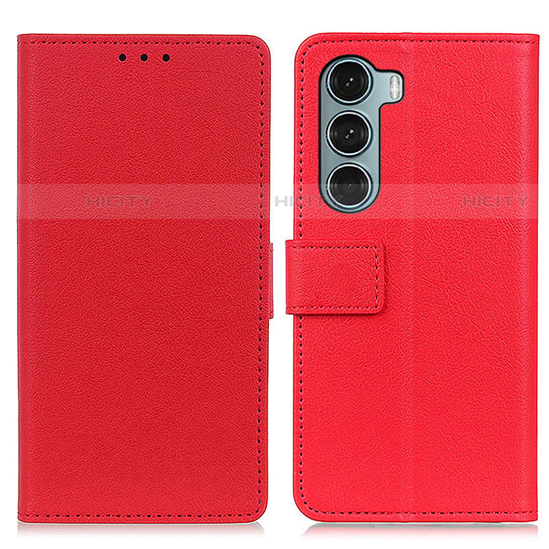 Coque Portefeuille Livre Cuir Etui Clapet M08L pour Motorola Moto Edge S30 5G Rouge Plus