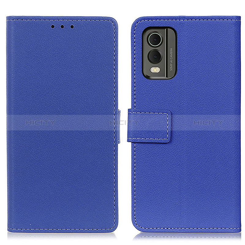 Coque Portefeuille Livre Cuir Etui Clapet M08L pour Nokia C32 Bleu Plus