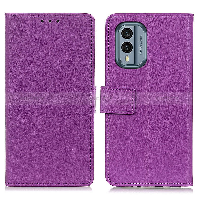 Coque Portefeuille Livre Cuir Etui Clapet M08L pour Nokia X30 5G Plus