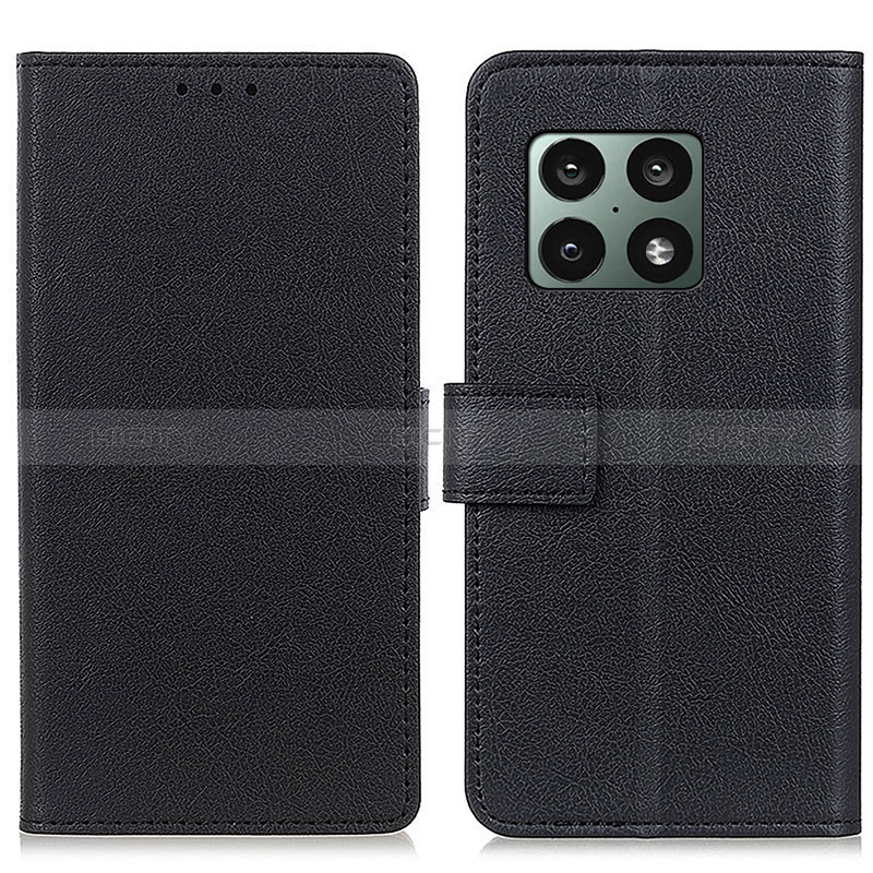 Coque Portefeuille Livre Cuir Etui Clapet M08L pour OnePlus 10 Pro 5G Noir Plus