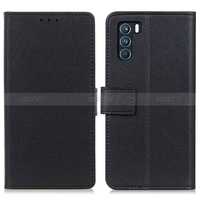 Coque Portefeuille Livre Cuir Etui Clapet M08L pour Oppo K9 Pro 5G Noir Plus