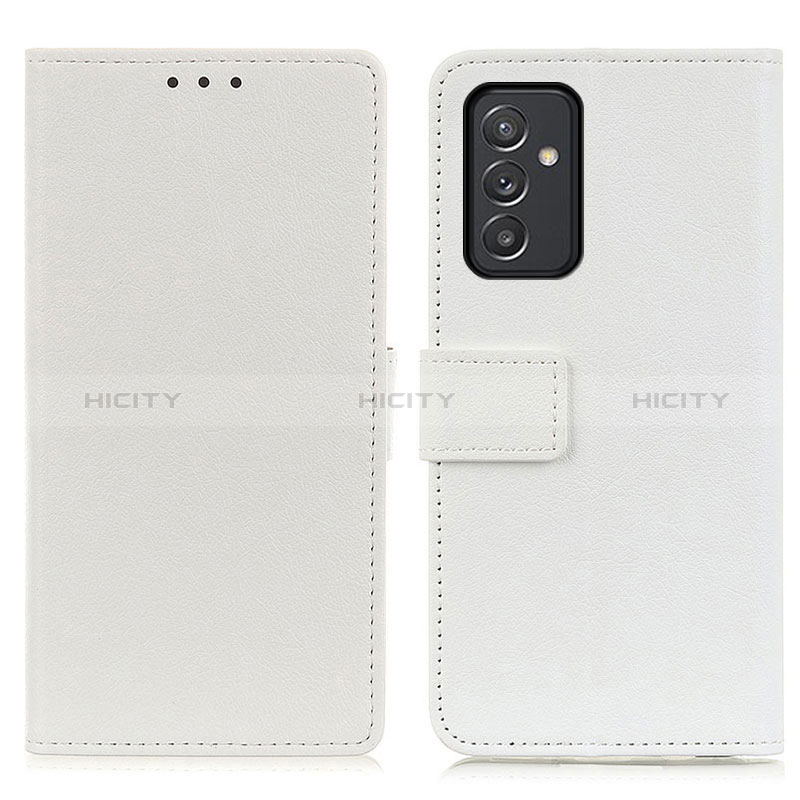 Coque Portefeuille Livre Cuir Etui Clapet M08L pour Samsung Galaxy A15 4G Blanc Plus