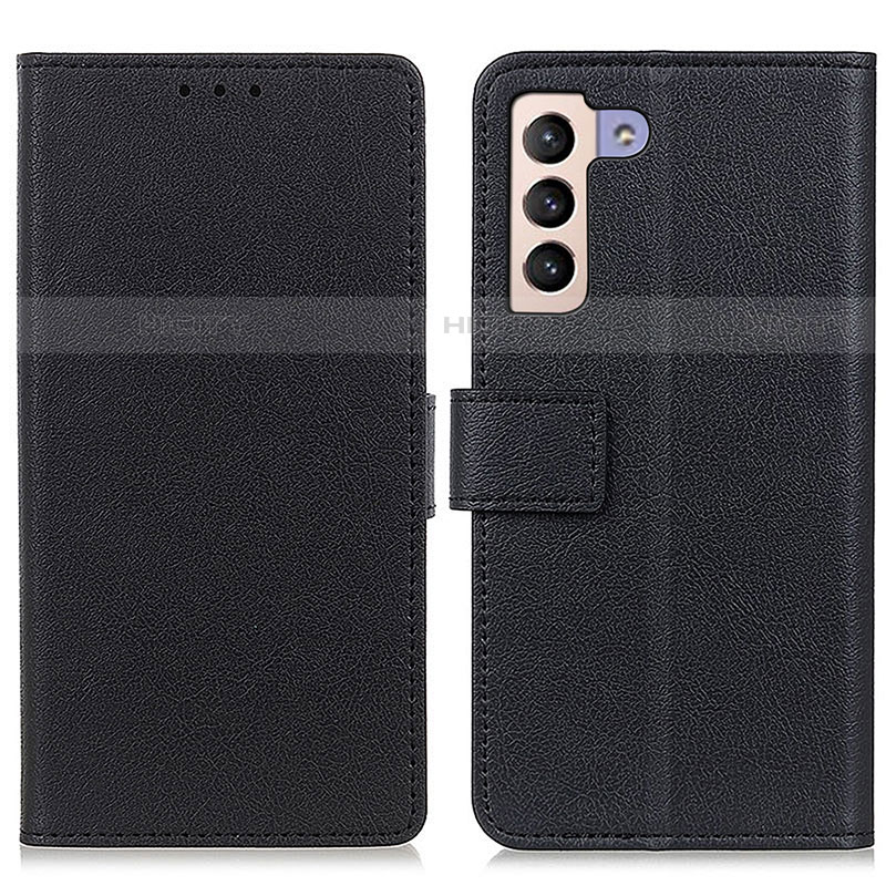 Coque Portefeuille Livre Cuir Etui Clapet M08L pour Samsung Galaxy S21 5G Noir Plus