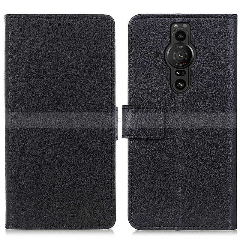 Coque Portefeuille Livre Cuir Etui Clapet M08L pour Sony Xperia PRO-I Noir Plus