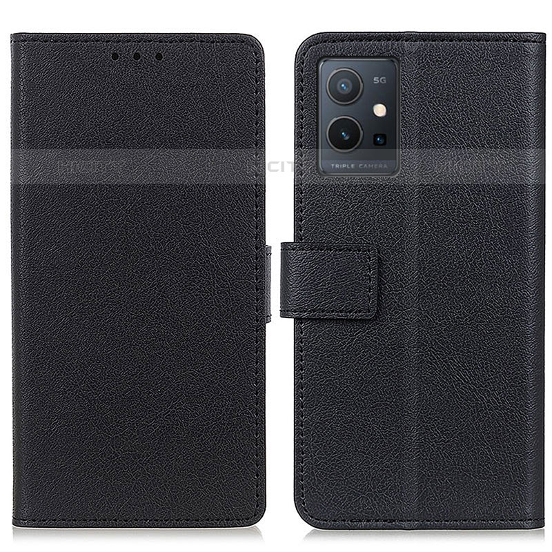 Coque Portefeuille Livre Cuir Etui Clapet M08L pour Vivo iQOO Z6 5G Noir Plus