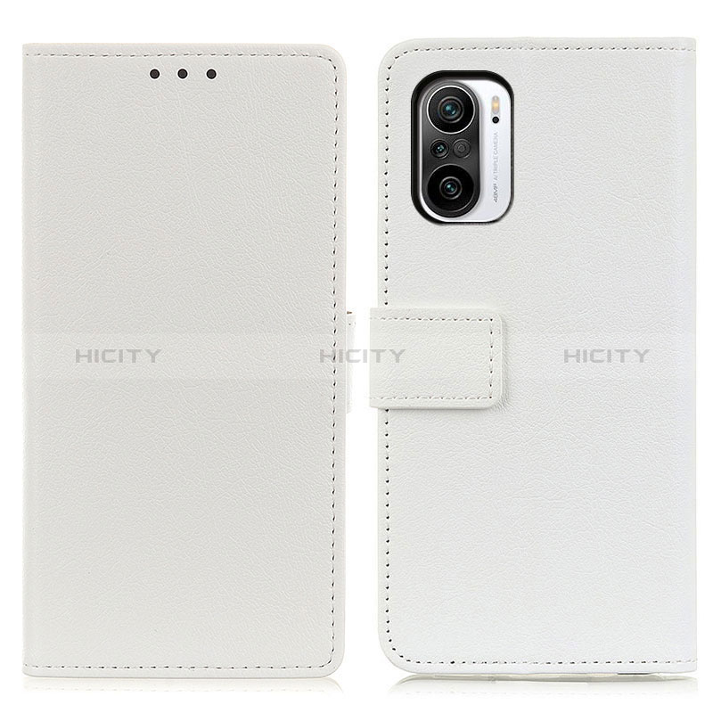 Coque Portefeuille Livre Cuir Etui Clapet M08L pour Xiaomi Mi 11X 5G Blanc Plus