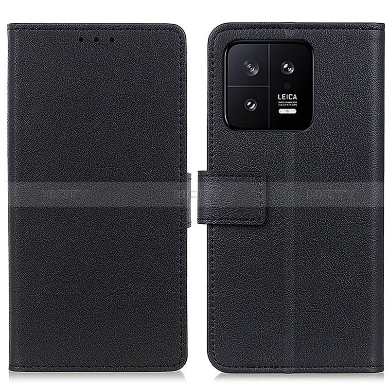 Coque Portefeuille Livre Cuir Etui Clapet M08L pour Xiaomi Mi 13 5G Noir Plus