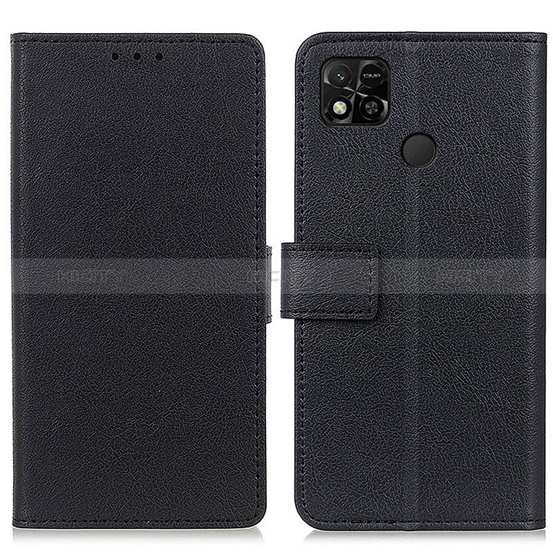 Coque Portefeuille Livre Cuir Etui Clapet M08L pour Xiaomi POCO C3 Noir Plus