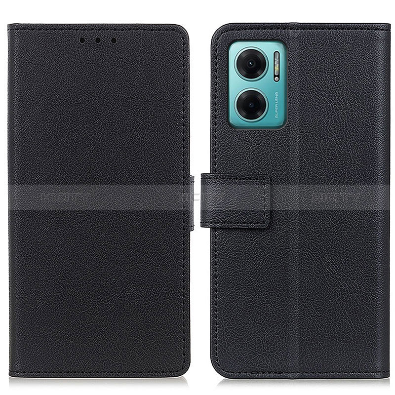 Coque Portefeuille Livre Cuir Etui Clapet M08L pour Xiaomi Redmi 10 5G Noir Plus