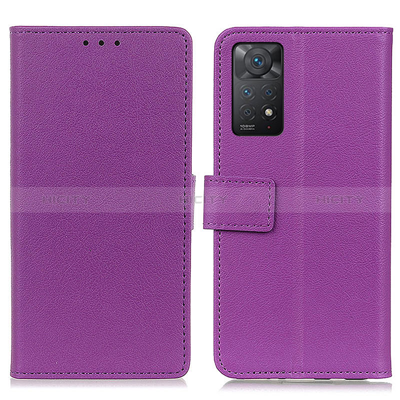 Coque Portefeuille Livre Cuir Etui Clapet M08L pour Xiaomi Redmi Note 11 Pro 4G Plus