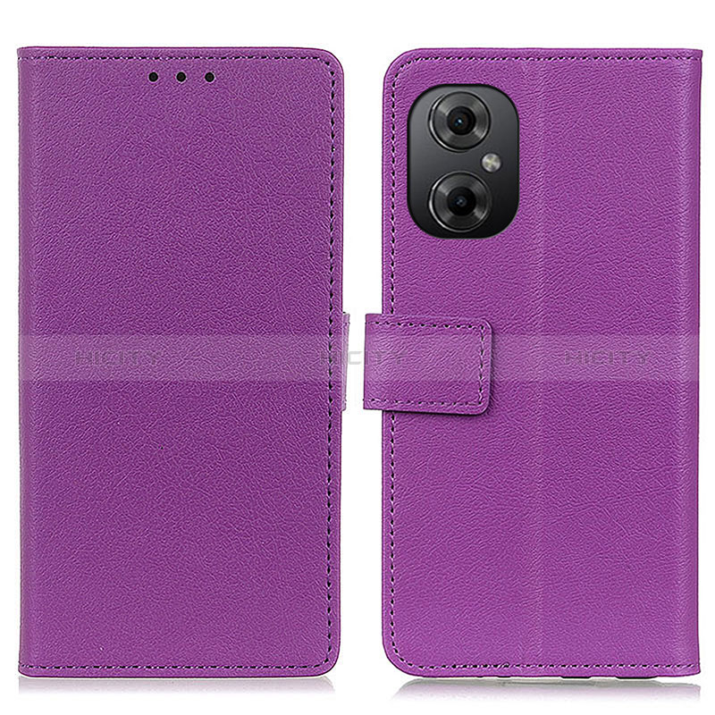 Coque Portefeuille Livre Cuir Etui Clapet M08L pour Xiaomi Redmi Note 12R Pro 5G Violet Plus