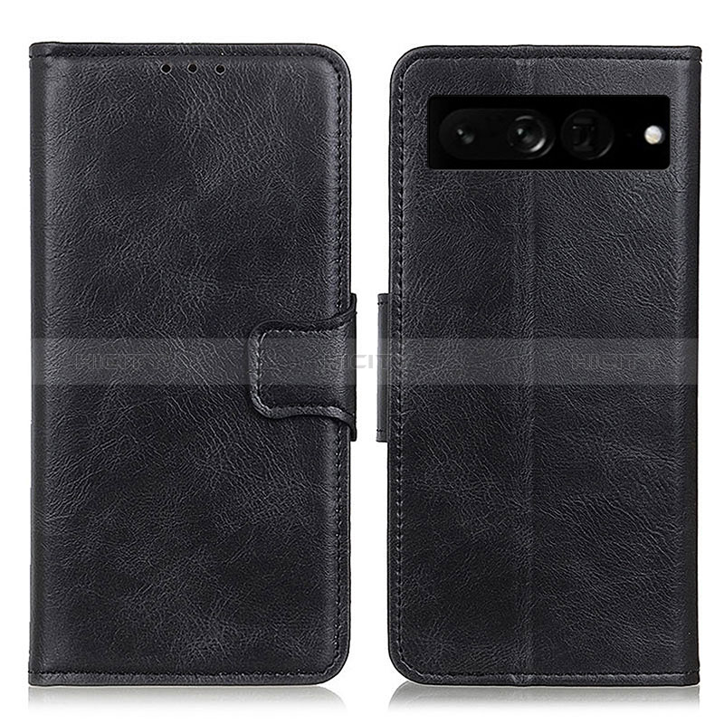 Coque Portefeuille Livre Cuir Etui Clapet M09L pour Google Pixel 7 Pro 5G Noir Plus