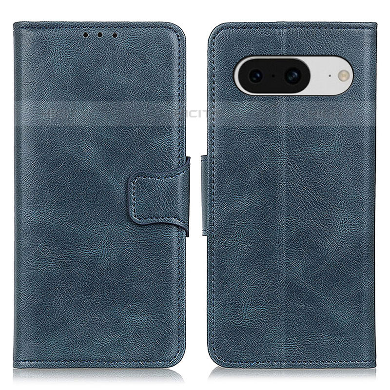 Coque Portefeuille Livre Cuir Etui Clapet M09L pour Google Pixel 8 5G Bleu Plus