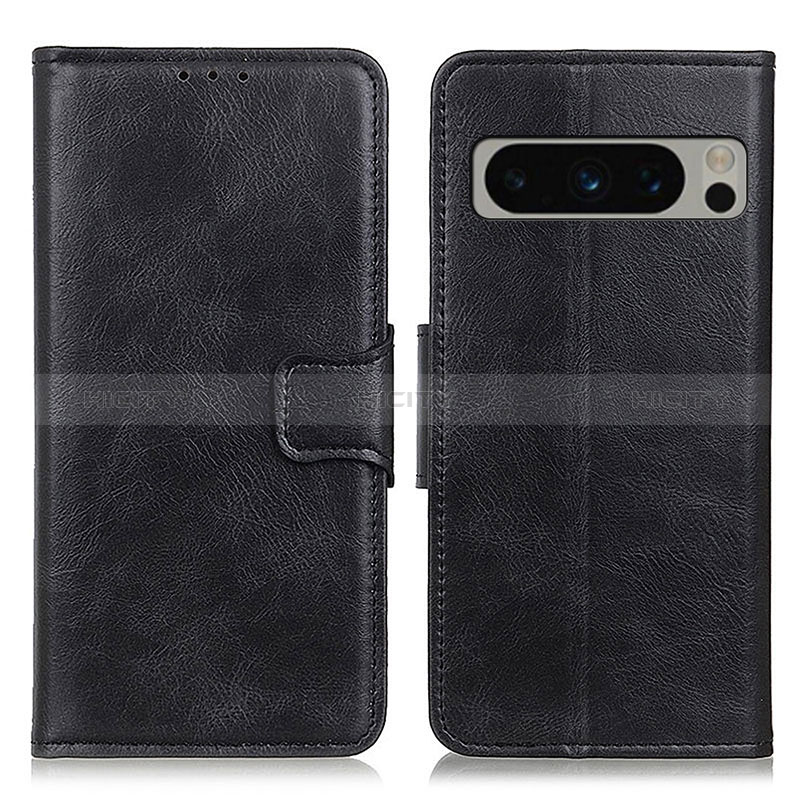 Coque Portefeuille Livre Cuir Etui Clapet M09L pour Google Pixel 8 Pro 5G Noir Plus