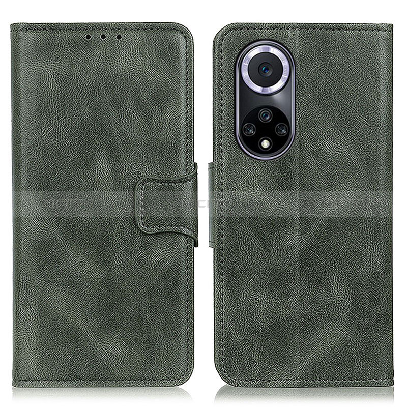 Coque Portefeuille Livre Cuir Etui Clapet M09L pour Huawei Nova 9 Vert Plus