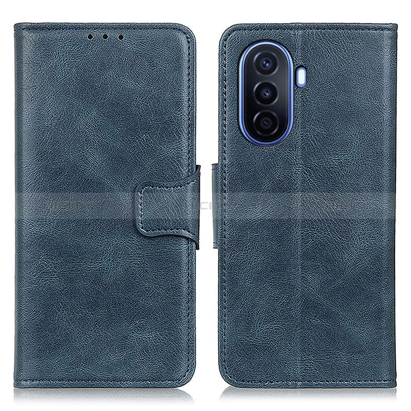 Coque Portefeuille Livre Cuir Etui Clapet M09L pour Huawei Nova Y70 Bleu Plus