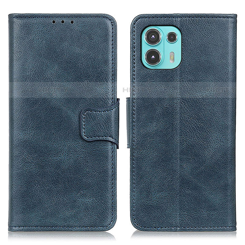 Coque Portefeuille Livre Cuir Etui Clapet M09L pour Motorola Moto Edge 20 Lite 5G Bleu Plus