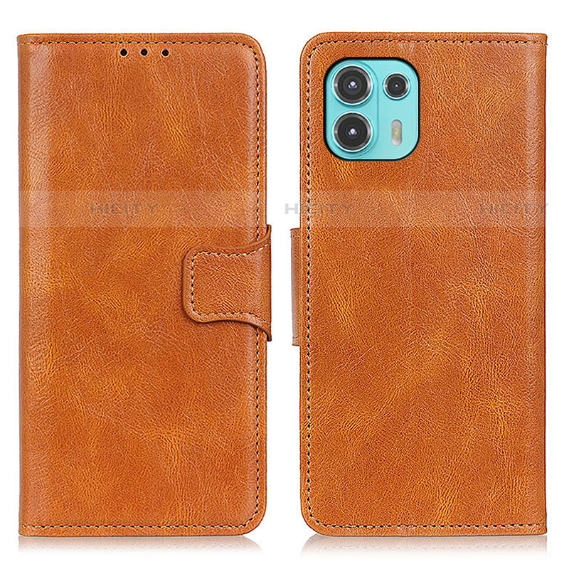 Coque Portefeuille Livre Cuir Etui Clapet M09L pour Motorola Moto Edge 20 Lite 5G Marron Plus