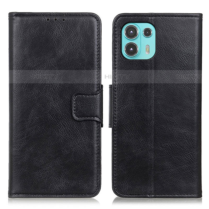 Coque Portefeuille Livre Cuir Etui Clapet M09L pour Motorola Moto Edge 20 Lite 5G Noir Plus