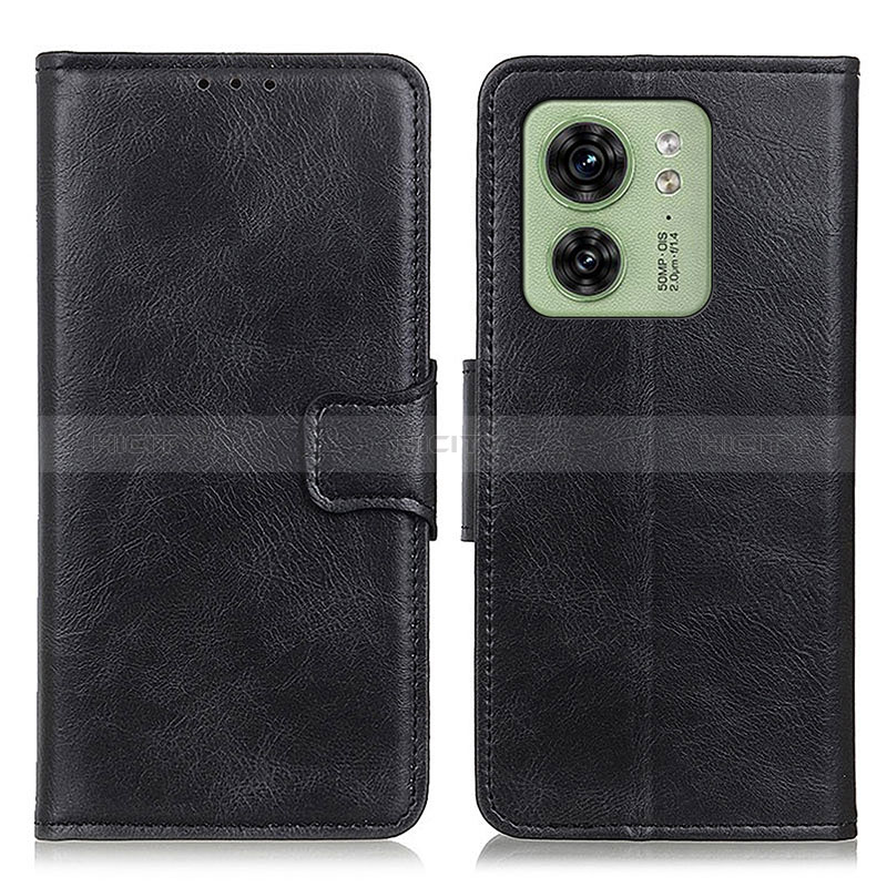 Coque Portefeuille Livre Cuir Etui Clapet M09L pour Motorola Moto Edge (2023) 5G Noir Plus