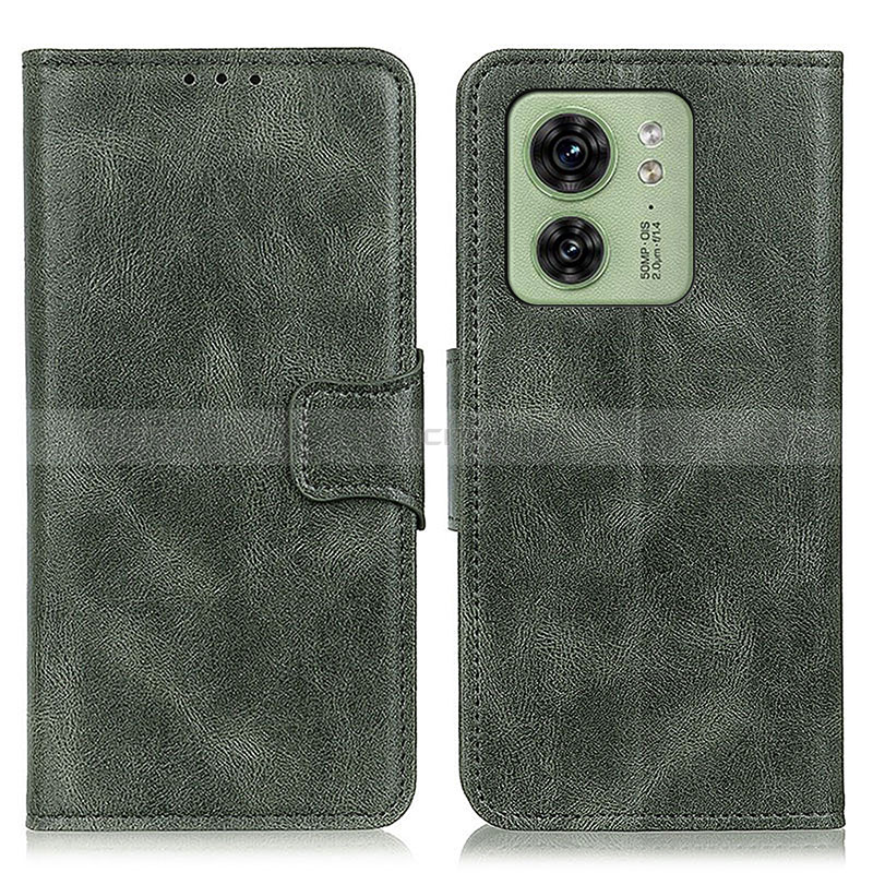 Coque Portefeuille Livre Cuir Etui Clapet M09L pour Motorola Moto Edge (2023) 5G Vert Plus