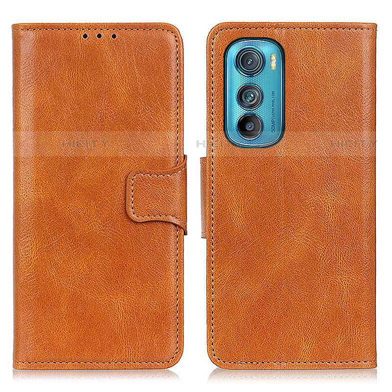 Coque Portefeuille Livre Cuir Etui Clapet M09L pour Motorola Moto Edge 30 5G Marron Plus