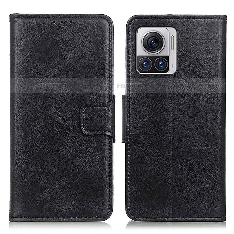 Coque Portefeuille Livre Cuir Etui Clapet M09L pour Motorola Moto Edge 30 Ultra 5G Noir Plus