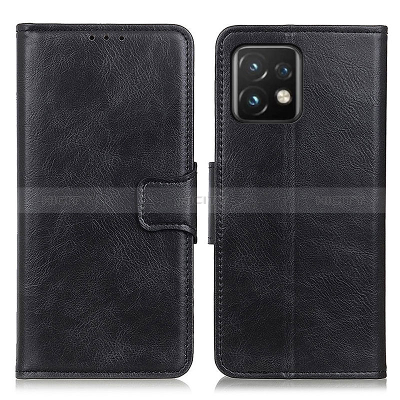 Coque Portefeuille Livre Cuir Etui Clapet M09L pour Motorola Moto Edge 40 Pro 5G Noir Plus