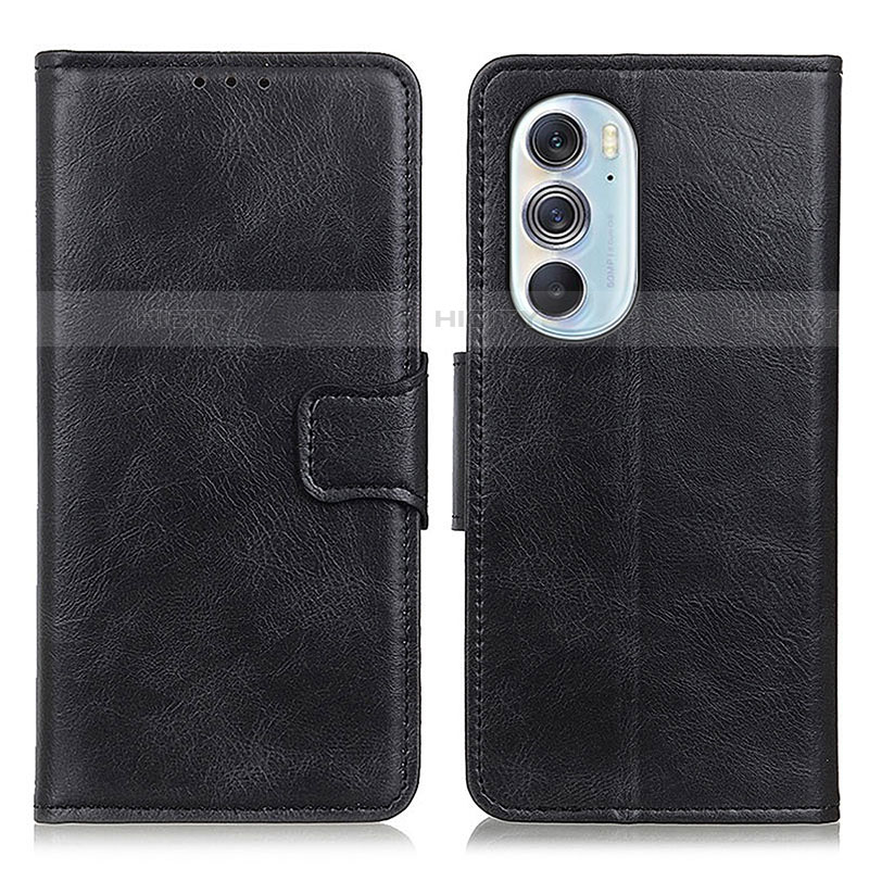 Coque Portefeuille Livre Cuir Etui Clapet M09L pour Motorola Moto Edge Plus (2022) 5G Noir Plus