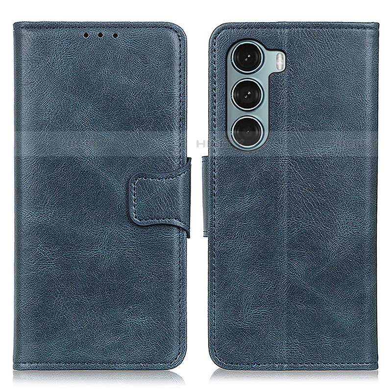 Coque Portefeuille Livre Cuir Etui Clapet M09L pour Motorola Moto Edge S30 5G Bleu Plus