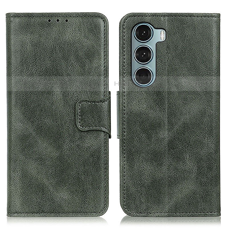 Coque Portefeuille Livre Cuir Etui Clapet M09L pour Motorola Moto Edge S30 5G Vert Plus