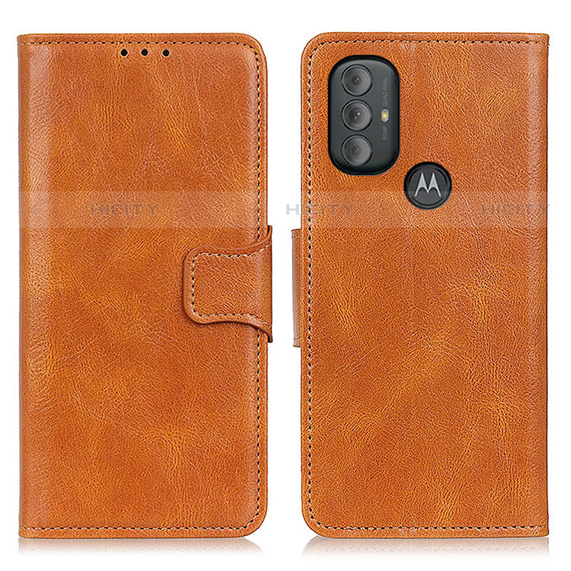 Coque Portefeuille Livre Cuir Etui Clapet M09L pour Motorola Moto G Play Gen 2 Marron Plus