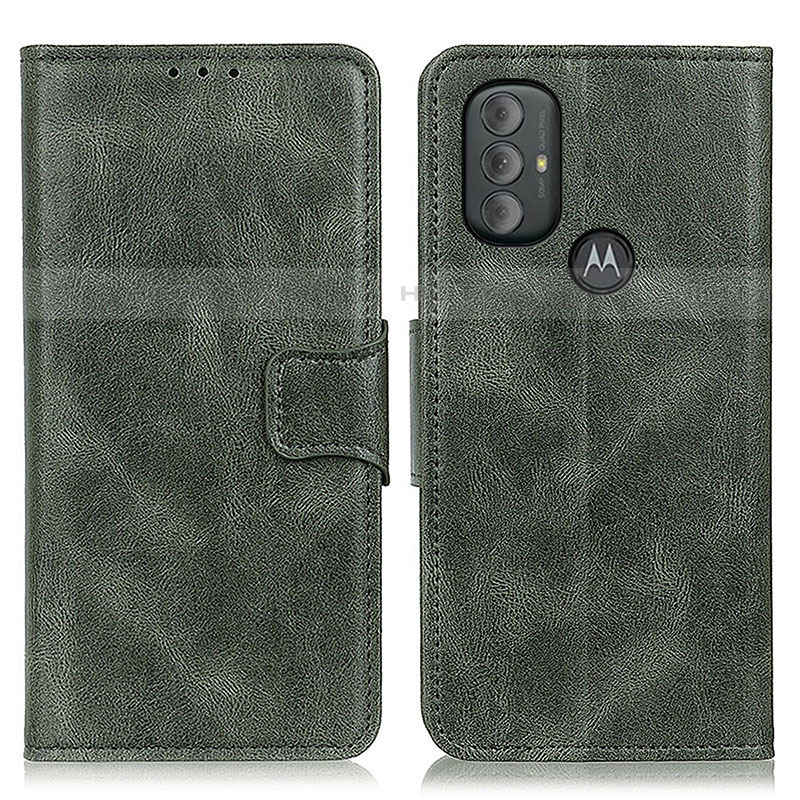 Coque Portefeuille Livre Cuir Etui Clapet M09L pour Motorola Moto G Play Gen 2 Vert Plus