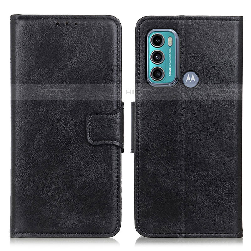 Coque Portefeuille Livre Cuir Etui Clapet M09L pour Motorola Moto G60 Noir Plus