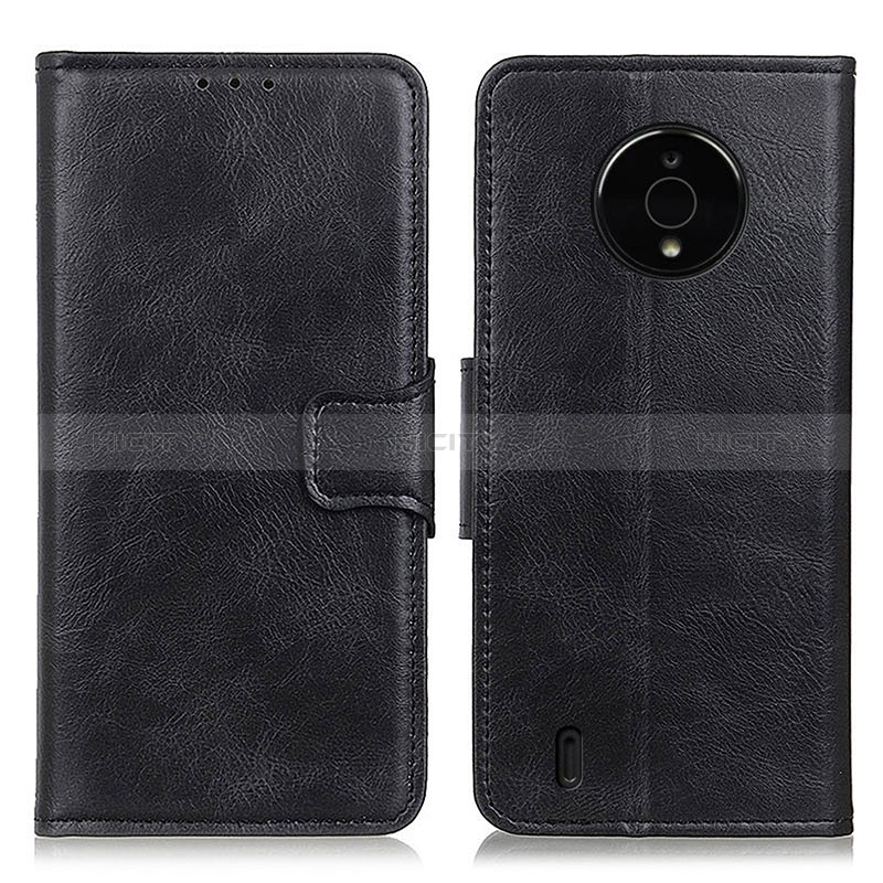 Coque Portefeuille Livre Cuir Etui Clapet M09L pour Nokia C200 Noir Plus