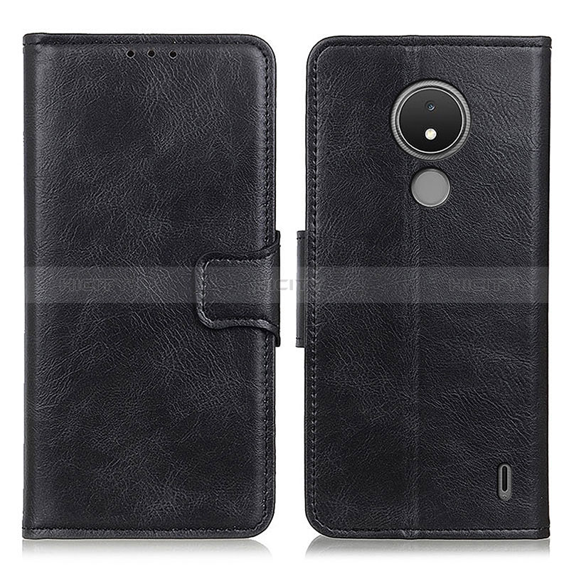 Coque Portefeuille Livre Cuir Etui Clapet M09L pour Nokia C21 Noir Plus