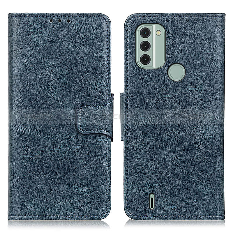 Coque Portefeuille Livre Cuir Etui Clapet M09L pour Nokia C31 Bleu Plus