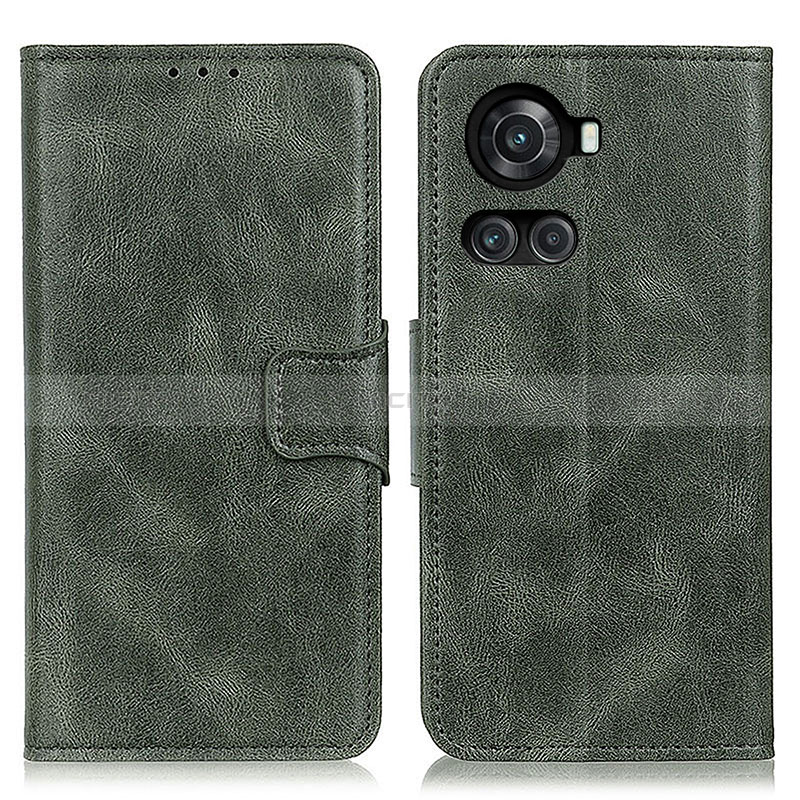 Coque Portefeuille Livre Cuir Etui Clapet M09L pour OnePlus Ace 5G Vert Plus