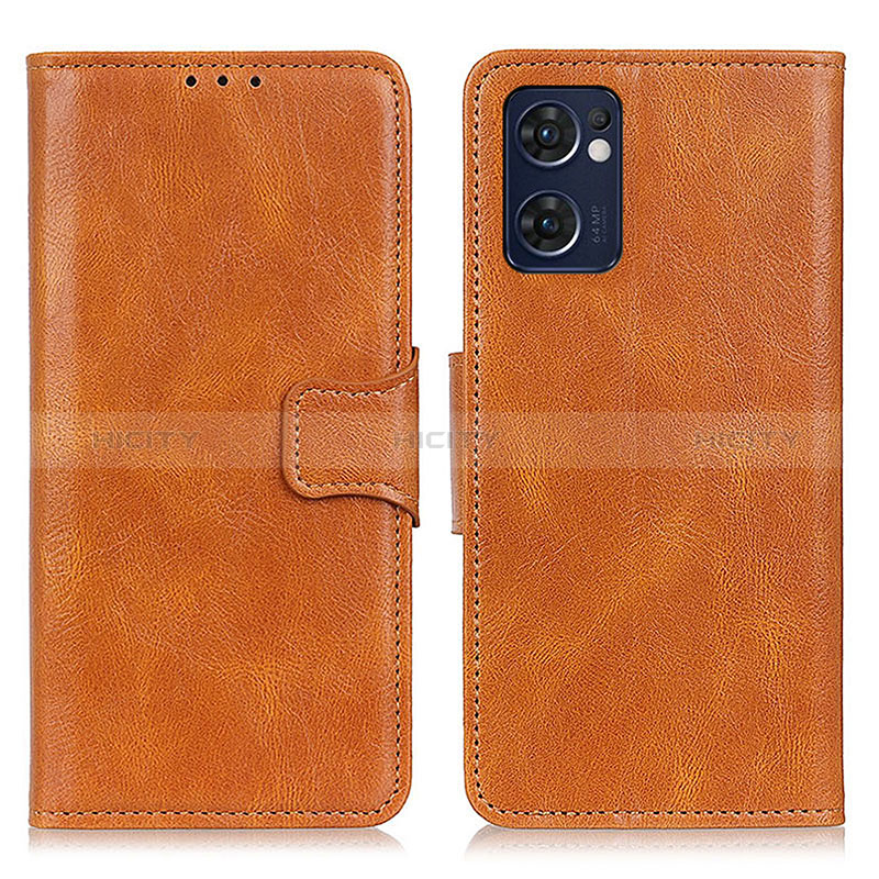 Coque Portefeuille Livre Cuir Etui Clapet M09L pour OnePlus Nord CE 2 5G Marron Plus