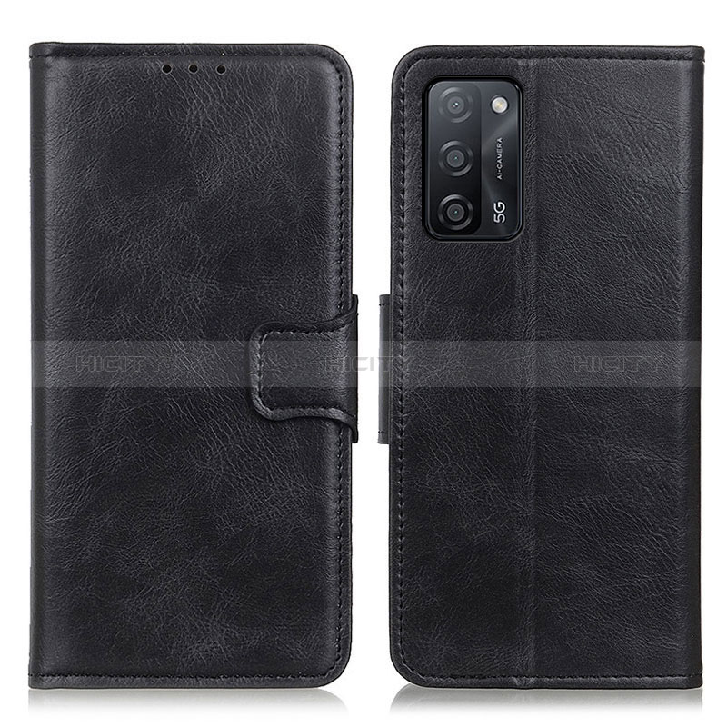 Coque Portefeuille Livre Cuir Etui Clapet M09L pour Oppo A56 5G Noir Plus