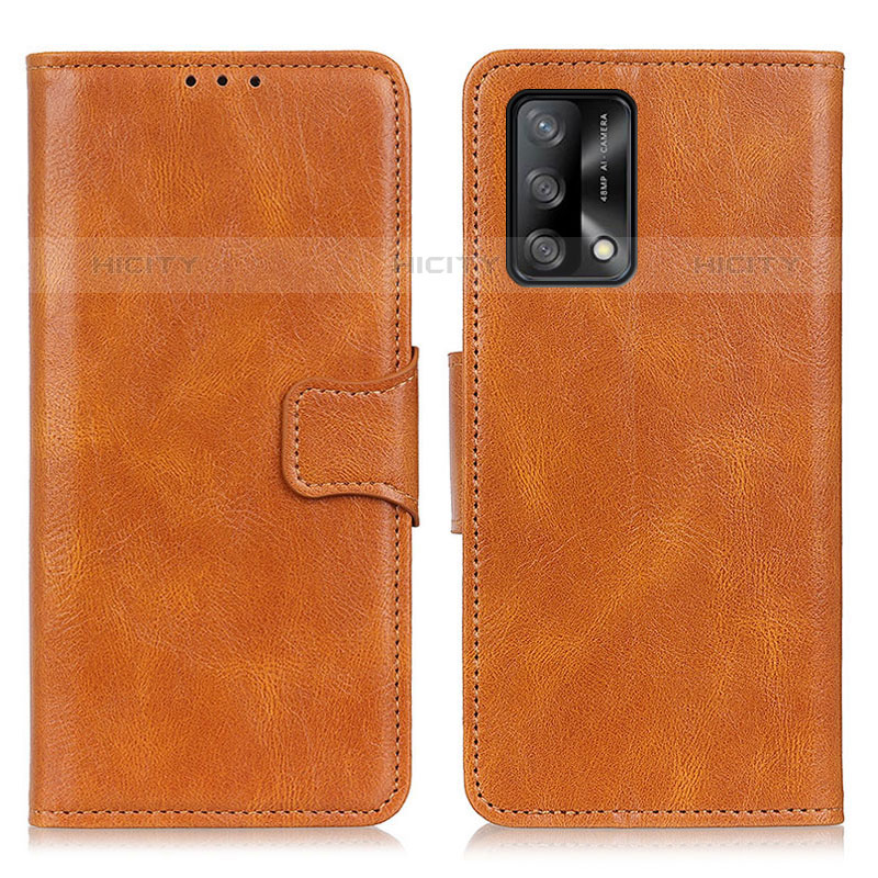 Coque Portefeuille Livre Cuir Etui Clapet M09L pour Oppo Reno6 Lite Marron Plus