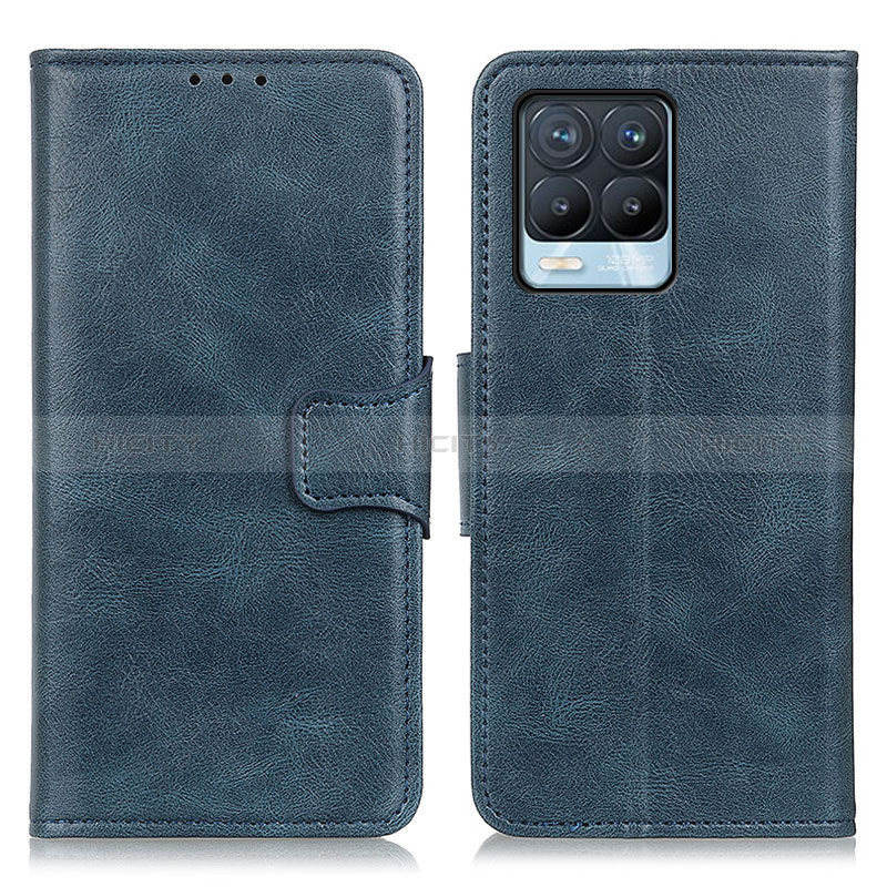 Coque Portefeuille Livre Cuir Etui Clapet M09L pour Realme 8 Pro Bleu Plus