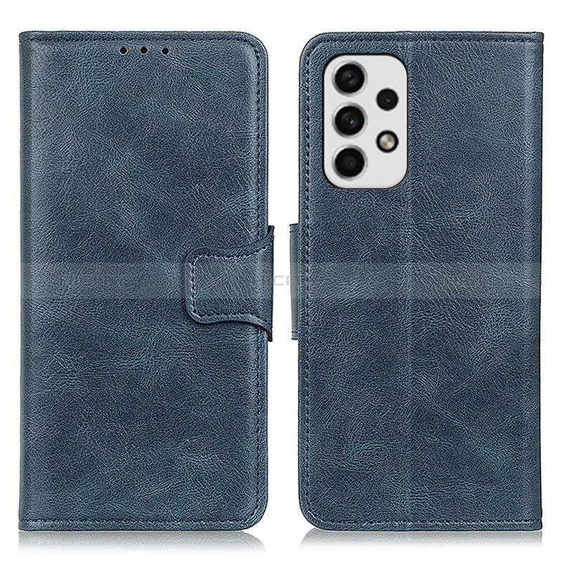 Coque Portefeuille Livre Cuir Etui Clapet M09L pour Samsung Galaxy A23 5G Bleu Plus